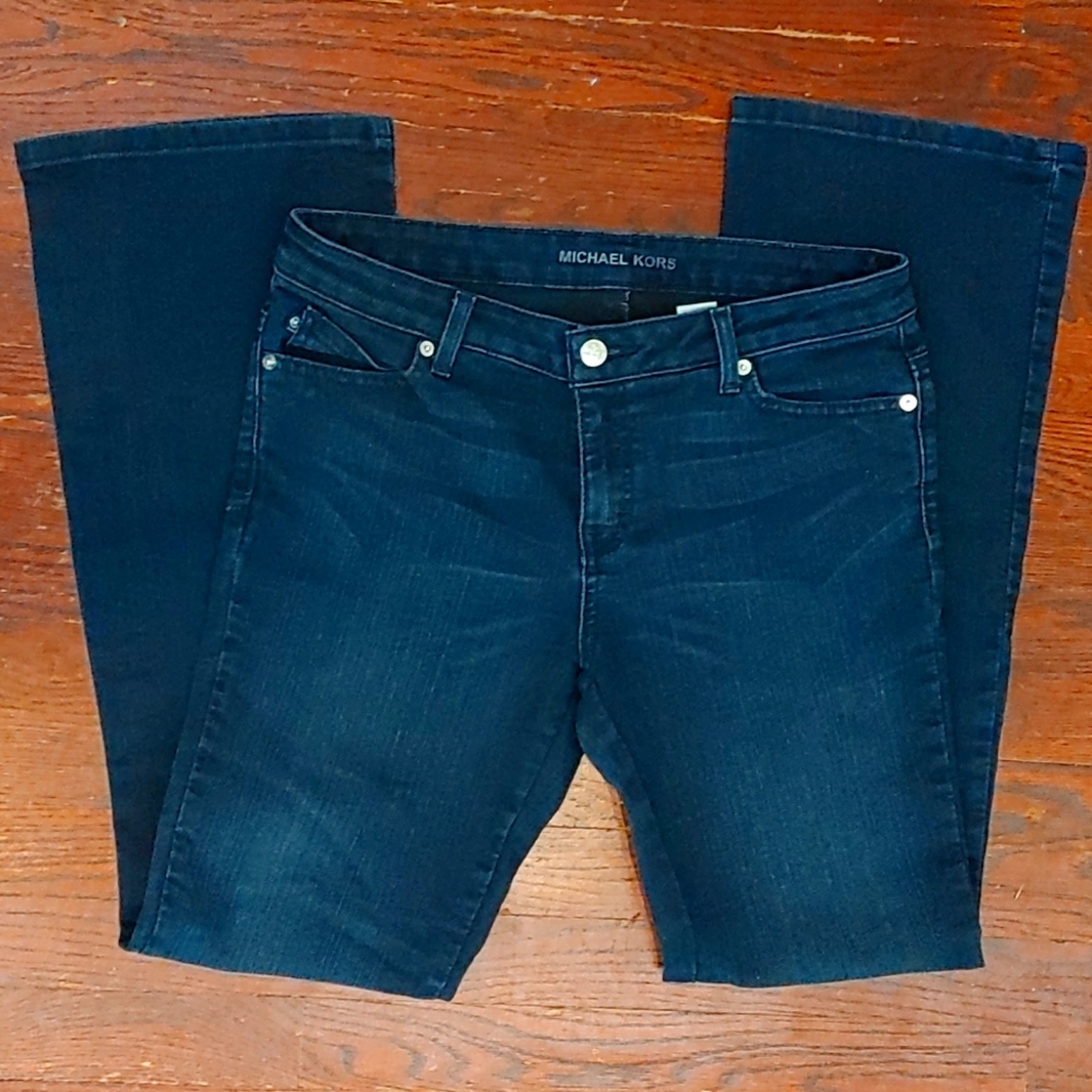 Michael Kors Boot Cut Blue Jeans Size 8